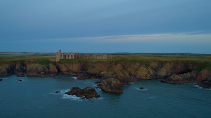 New Slains Castle,  Aberdeenshire, Scotland - Bram Stoker Dracula Writing Location
