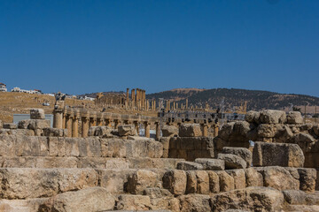 Fototapeta na wymiar Jerash City, A Marvelous History