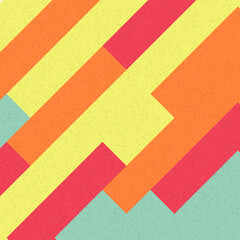 Abstract Geometric Pattern generative computational art illustration