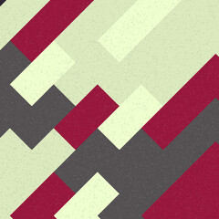 Abstract Geometric Pattern generative computational art illustration