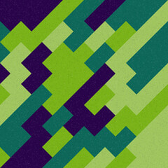 Abstract Geometric Pattern generative computational art illustration