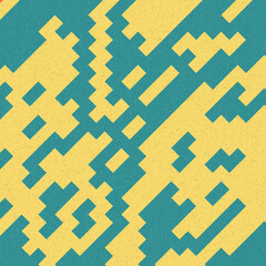 Abstract Geometric Pattern generative computational art illustration