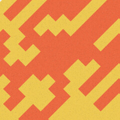 Abstract Geometric Pattern generative computational art illustration