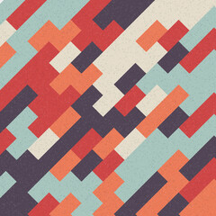 Abstract Geometric Pattern generative computational art illustration
