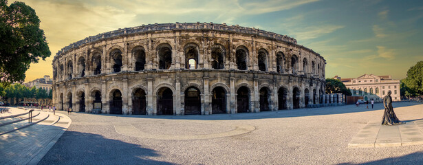 Roman amphitheatre, Nimes, France