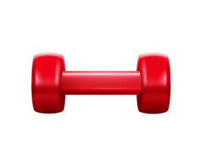 Light Red Dumbbell Composition