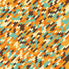Abstract Geometric Pattern generative computational art illustration