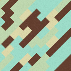 Abstract Geometric Pattern generative computational art illustration