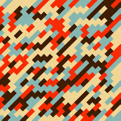 Abstract Geometric Pattern generative computational art illustration