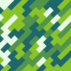 Abstract Geometric Pattern generative computational art illustration