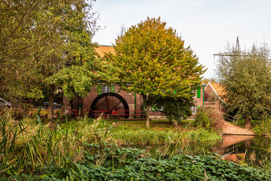 Wasserrad der Bongartzm&uuml;hle in Viersen