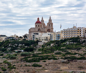 Fototapeta na wymiar Cloudy Malta
