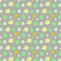 seamless pattern with flowers