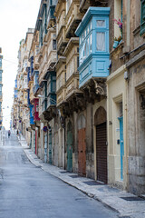 Fototapeta na wymiar Maltese Narrow Streets.