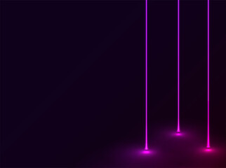 Modern futuristic neon background vector illustration.	