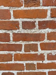 red brick wall