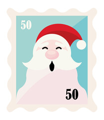 dear santa letter stamp