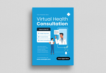 Medical Health Consultation Flyer Layout