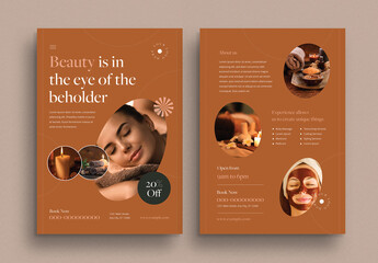 Aesthetic Spa Flyer Layout
