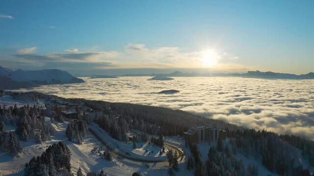 Mer de nuages &agrave; Chamrousse