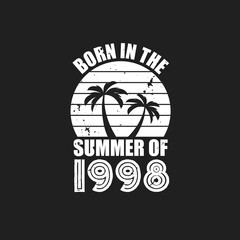 Vintage 1998 summer birthday, Born in the summer of 1998