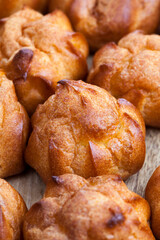 small golden colored custard cookies