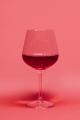 red wine in glass