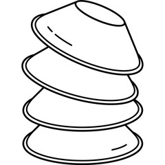 Football training cones