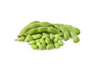 Edamame isolated on white background