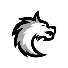 Dragon logo images illustration