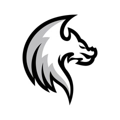 Dragon logo images illustration