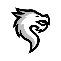 Dragon logo images illustration