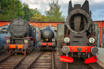 Historic steam locomotives