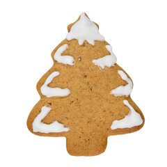 Gingerbread Christmas tree cookie