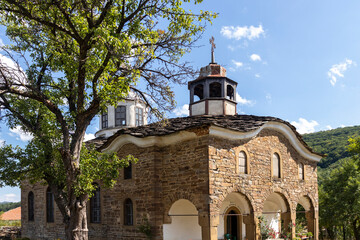 Street and old houses at historical village of Staro Stefanovo, Bulgaria