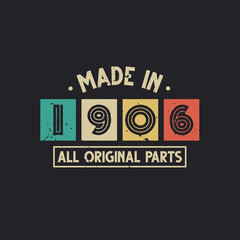 Made in 1906 All Original Parts