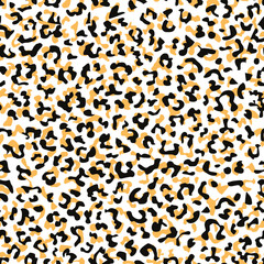 pattern design of leopard animal print vector