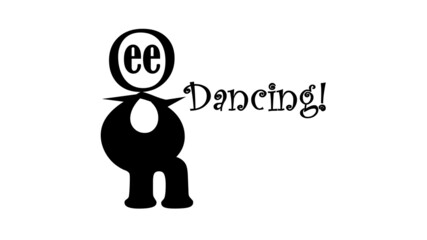 Let’s dancing  (a letter of Queen forms the icon)