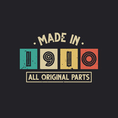 Made in 1910 All Original Parts