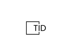 TID letter initial logo design vector illustration