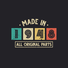 Made in 1948 All Original Parts