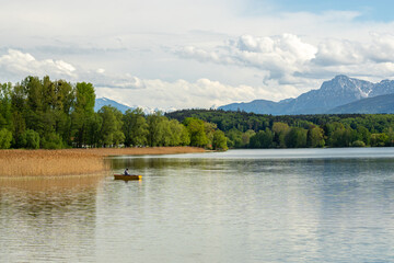 lake in the mountains