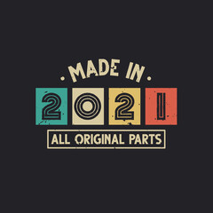 Made in 2021 All Original Parts
