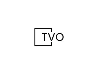 TVO letter initial logo design vector illustration
