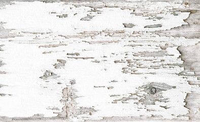 Fototapeta premium Weathered white wooden background. Old rustic wood texture