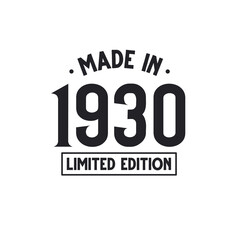 Made in 1930 Limited Edition