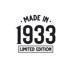 Made in 1933 Limited Edition