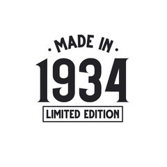 Made in 1934 Limited Edition