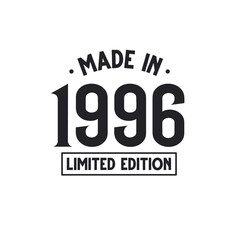 Made in 1996 Limited Edition
