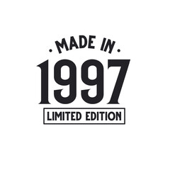 Made in 1997 Limited Edition
